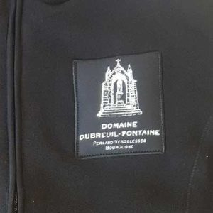 Polaire d'entreprise sans manches avec patch brodé