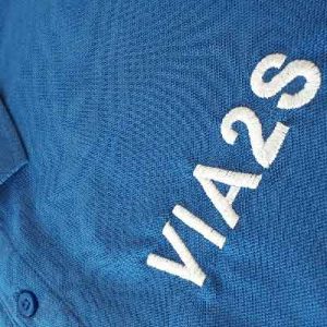 Polo d'entreprise publicitaire pour femme avec logo brodé