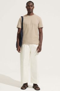 Tee-shirt publicitaire en coton à col rond modèle homme