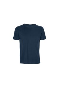 T-shirt unisexe en coton recyclé bleu marine