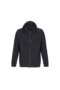 Sweat zippé promotionnel à capuche noir