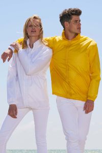 Coupe-vent personnalisé en tissu déperlant