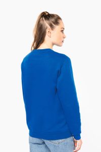 Sweat personnalisable en polycoton recyclé vue de dos