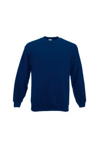Sweat-shirt à col rond indigo