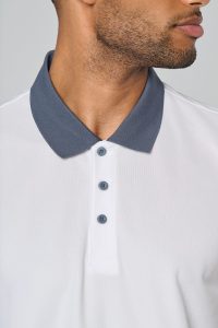 Col du polo personnalisable piqué LOOK