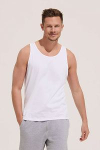 Débardeur personnalisable unisexe en coton bio MAJOR vue face