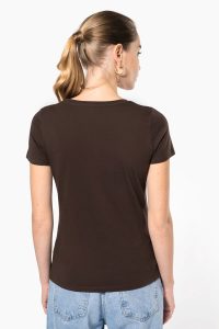 T-shirt femme en coton bio vue de dos