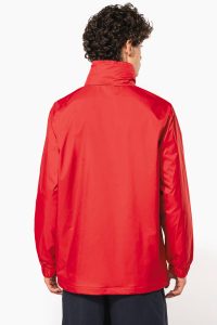 Vue de dos du coupe-vent personnalisable en polyamide AUSTER