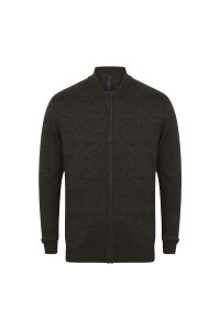 Cardigan zippé gris