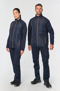 Veste softshell publicitaire bi-matère