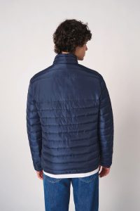 Vue de dos de la doudoune personnalisable matelassée pour homme GLACIOR